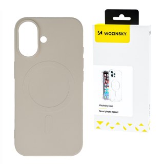 Etui pokrowiec na Samsung Galaxy S24 FE Liquid Silicone Case MagSafe - beżowe