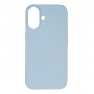 Etui pokrowiec na Samsung Galaxy S24 FE Liquid Silicone Case MagSafe - jasnoniebieskie