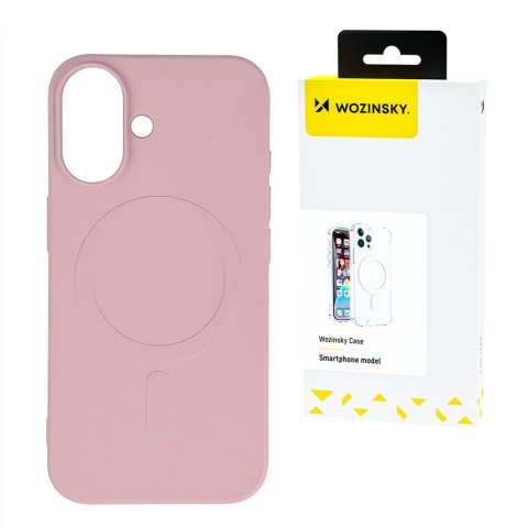 Etui pokrowiec na Samsung Galaxy S24 FE Liquid Silicone Case MagSafe - jasnoróżowy Etui pokrowiec na Samsung Galaxy S24 FE Liquid Silicone Case MagSafe - jasnoróżowy
