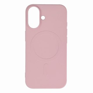 Etui pokrowiec na Samsung Galaxy S24 FE Liquid Silicone Case MagSafe - jasnoróżowy