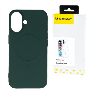 Etui pokrowiec na Samsung Galaxy S24 FE Liquid Silicone Case MagSafe - zielone