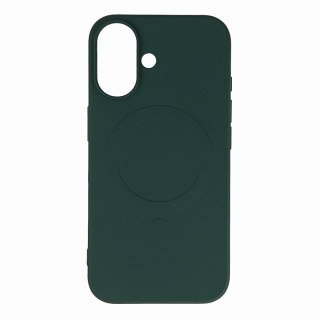 Etui pokrowiec na Samsung Galaxy S24 FE Liquid Silicone Case MagSafe - zielone