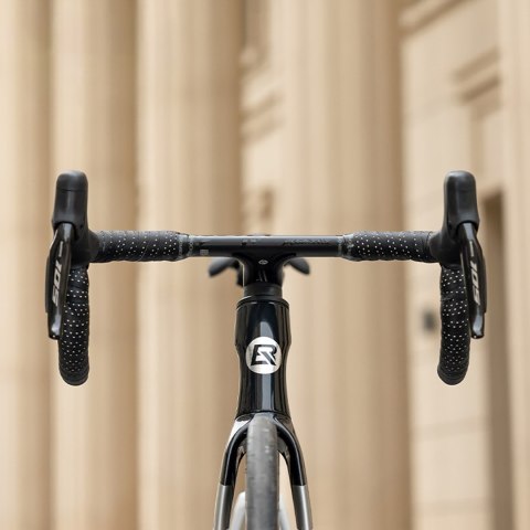 Owijka na kierownicę rowerową z pianki EVA wzór Power - czarna