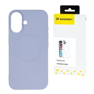 Silikonowe etui na Samsung Galaxy S24 FE Silicone Case MagSafe - fioletowe