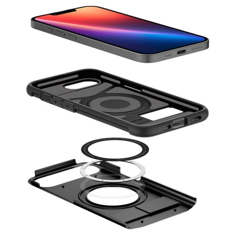 Etui case na iPhone 16e Slim Armor MagSafe - czarne Etui case na iPhone 16e Slim Armor MagSafe - czarne