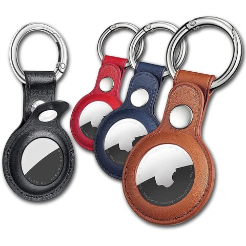 Etui do lokalizatora Apple AirTag z ekoskóry - 4 szt. Etui do lokalizatora Apple AirTag z ekoskóry - 4 szt.