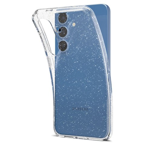 Etui na Samsung Galaxy S25+Liquid Crystal - brokatowo przezroczyste Etui na Samsung Galaxy S25+Liquid Crystal - brokatowo przezroczyste