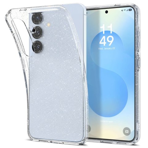 Etui na Samsung Galaxy S25 Liquid Crystal - brokatowo przezroczyste Etui na Samsung Galaxy S25 Liquid Crystal - brokatowo przezroczyste