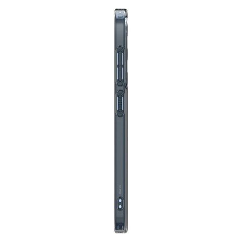 Etui na Samsung Galaxy S25 Liquid Crystal - czarne przezroczyste Etui na Samsung Galaxy S25 Liquid Crystal - czarne przezroczyste