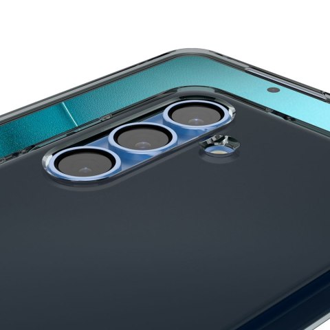 Etui na Samsung Galaxy S25 Liquid Crystal - czarne przezroczyste Etui na Samsung Galaxy S25 Liquid Crystal - czarne przezroczyste
