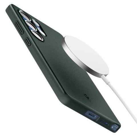 Etui plecki na Samsung Galaxy S25 Ultra Thin Fit Mag - zielone Etui plecki na Samsung Galaxy S25 Ultra Thin Fit Mag - zielone
