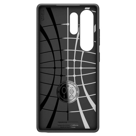 Etui pokrowiec na Samsung Galaxy S25 Ultra Liquid Air - czarne Etui pokrowiec na Samsung Galaxy S25 Ultra Liquid Air - czarne