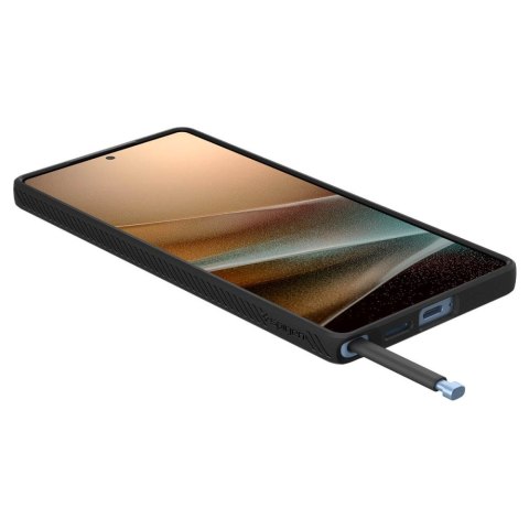 Etui pokrowiec na Samsung Galaxy S25 Ultra Liquid Air - czarne Etui pokrowiec na Samsung Galaxy S25 Ultra Liquid Air - czarne