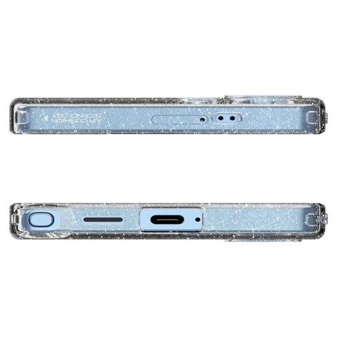 Etui pokrowiec na Samsung Galaxy S25 Ultra Liquid Crystal - przezroczysto-brokatowe Etui pokrowiec na Samsung Galaxy S25 Ultra Liquid Crystal - przezroczysto-brokatowe
