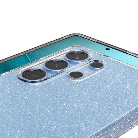 Etui pokrowiec na Samsung Galaxy S25 Ultra Liquid Crystal - przezroczysto-brokatowe Etui pokrowiec na Samsung Galaxy S25 Ultra Liquid Crystal - przezroczysto-brokatowe