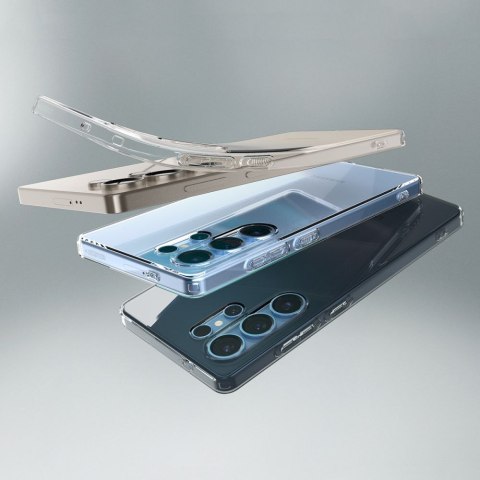 Etui pokrowiec na Samsung Galaxy S25 Ultra Liquid Crystal - przezroczysto-brokatowe Etui pokrowiec na Samsung Galaxy S25 Ultra Liquid Crystal - przezroczysto-brokatowe