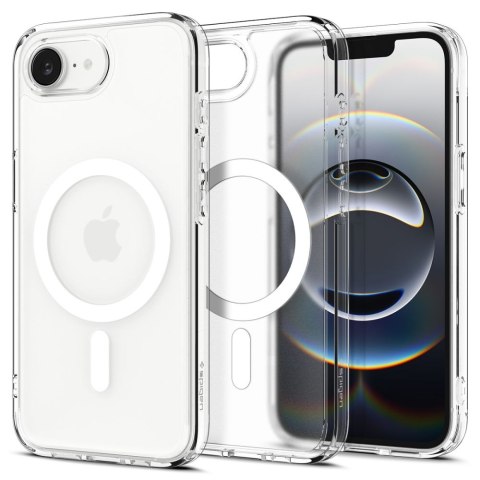 Etui case na iPhone 16e Ultra Hybrid MagSafe - białe półprzezroczyste Etui case na iPhone 16e Ultra Hybrid MagSafe - białe półprzezroczyste
