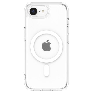 Etui case na iPhone 16e Ultra Hybrid MagSafe - białe półprzezroczyste