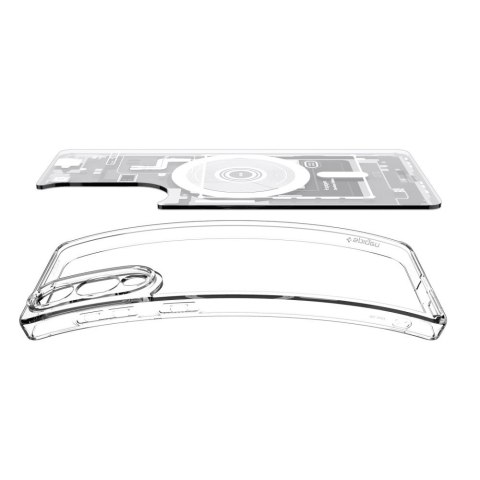 Etui na Samsung Galaxy S25 Edge z nadrukiem Ultra Hybrid Mag z MagSafe - białe Etui na Samsung Galaxy S25 Edge z nadrukiem Ultra Hybrid Mag z MagSafe - białe