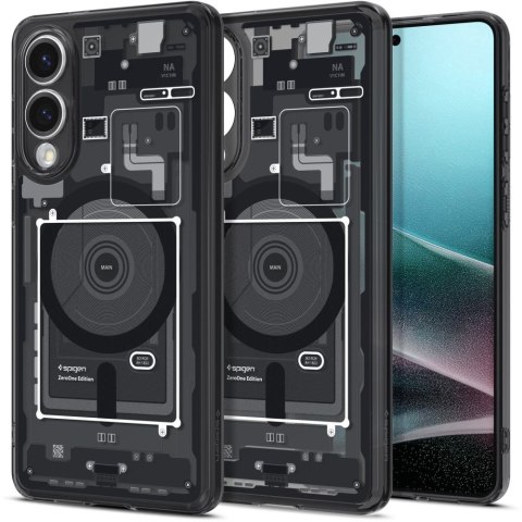 Etui na Samsung Galaxy S25 Edge z nadrukiem Ultra Hybrid Mag z MagSafe - czarne Etui na Samsung Galaxy S25 Edge z nadrukiem Ultra Hybrid Mag z MagSafe - czarne