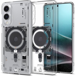 Etui na Samsung Galaxy S25 Edge z nadrukiem Ultra Hybrid Mag z MagSafe - przezroczyste