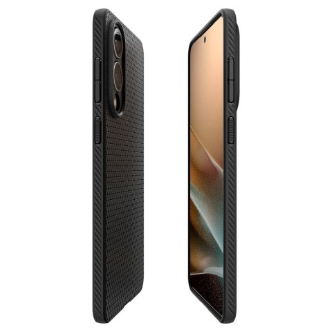 Etui ochronne na Samsung Galaxy S25 Edge Liquid Air - czarne Etui ochronne na Samsung Galaxy S25 Edge Liquid Air - czarne