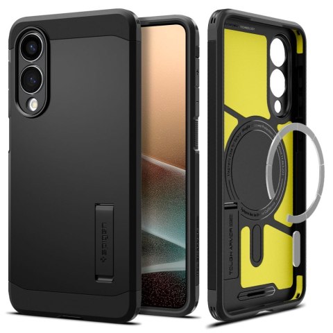 Etui ochronne na Samsung Galaxy S25 Edge Tough Armor MagSafe - czarne Etui ochronne na Samsung Galaxy S25 Edge Tough Armor MagSafe - czarne