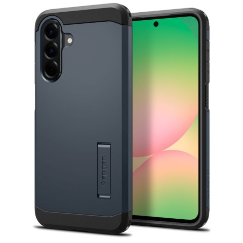 Etui plecki na Samsung Galaxy A56 5G z podstawką Tough Armor - szaro czarny Etui plecki na Samsung Galaxy A56 5G z podstawką Tough Armor - szaro czarny