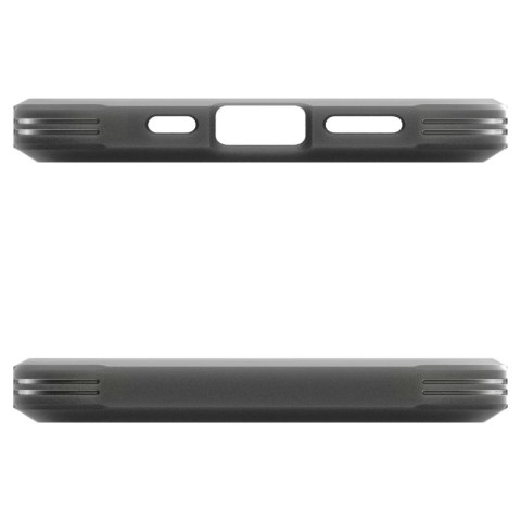 Etui plecki na iPhone 16e z podstawką Tough Armor MagSafe - przezroczysto-szare Etui plecki na iPhone 16e z podstawką Tough Armor MagSafe - przezroczysto-szare