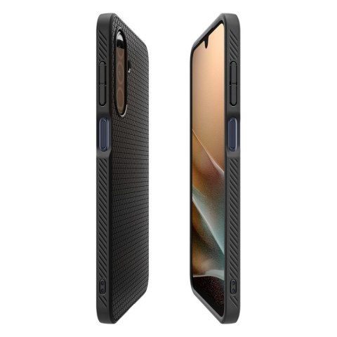 Etui pokrowiec na Samsung Galaxy A26 5G Liquid Air - czarny mat Etui pokrowiec na Samsung Galaxy A26 5G Liquid Air - czarny mat