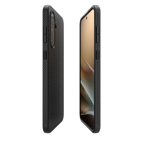 Etui pokrowiec na Samsung Galaxy A36 5G Liquid Air - czarny mat Etui pokrowiec na Samsung Galaxy A36 5G Liquid Air - czarny mat
