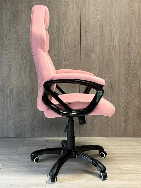 Fotel obrotowy do biurka SPIDER PINK ALCANTARA