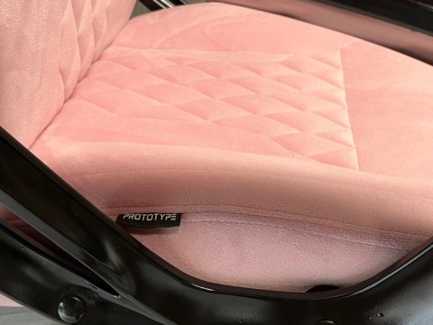 Fotel obrotowy do biurka SPIDER PINK ALCANTARA
