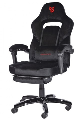 Fotel obrotowy do biurka TITAN BLACK ALCANTARA PRO