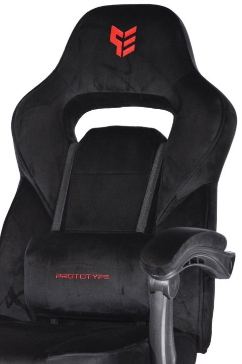 Fotel obrotowy do biurka TITAN BLACK ALCANTARA PRO