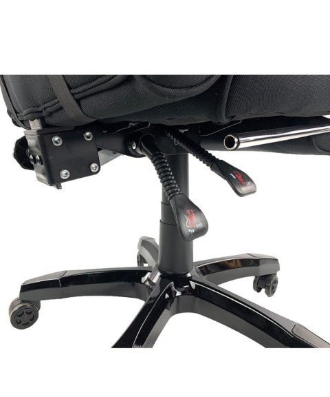 Fotel obrotowy do biurka TITAN BLACK ALCANTARA PRO