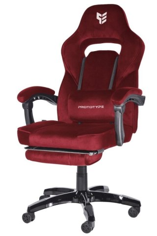 Fotel obrotowy do biurka TITAN BURGUNDY ALCANTARA PRO