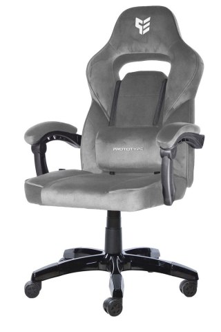 Fotel obrotowy do biurka TITAN GREY ALCANTARA BASIC