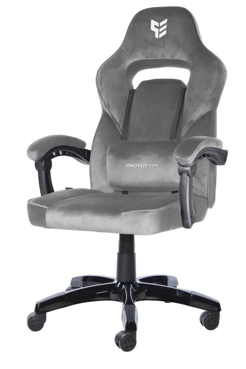 Fotel obrotowy do biurka TITAN GREY ALCANTARA BASIC