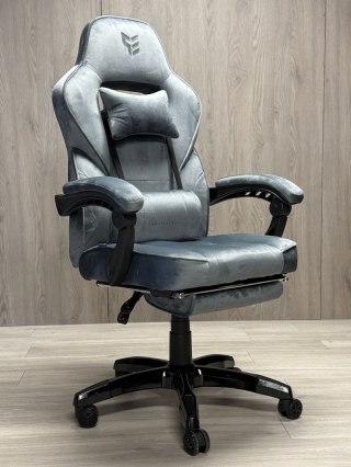 Fotel obrotowy do biurka TITAN GREY ALCANTARA PRO