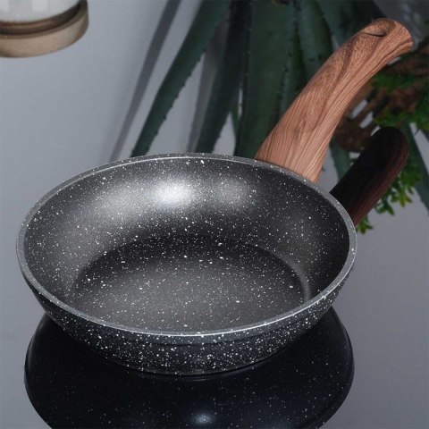 MINI PATELNIA GRANITOWA 16cm BLACK&WOOD 199058