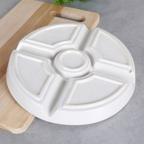 PORCELANOWY TALERZ PÓŁMISEK DO SERWOWANIA PRZEKĄSEK 139329 PORCELANOWY TALERZ PÓŁMISEK DO SERWOWANIA PRZEKĄSEK 139329