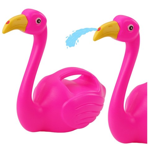 Mała Konewka Plastikowa Do Podlewania Dla Dzieci Flaming Różowy Mała Konewka Plastikowa Do Podlewania Dla Dzieci Flaming Różowy