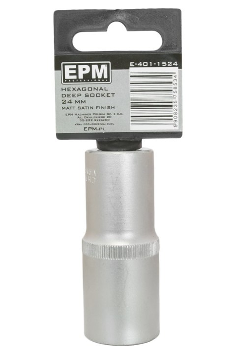 NASADKA DŁUGA 1/2'' 6-KĄTNA SATIN 24MM NASADKA DŁUGA 1/2'' 6-KĄTNA SATIN 24MM