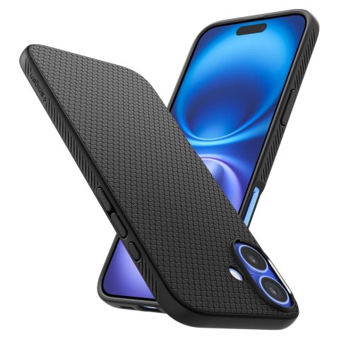 Etui case na iPhone 16 Liquid Air - czarne Etui case na iPhone 16 Liquid Air - czarne
