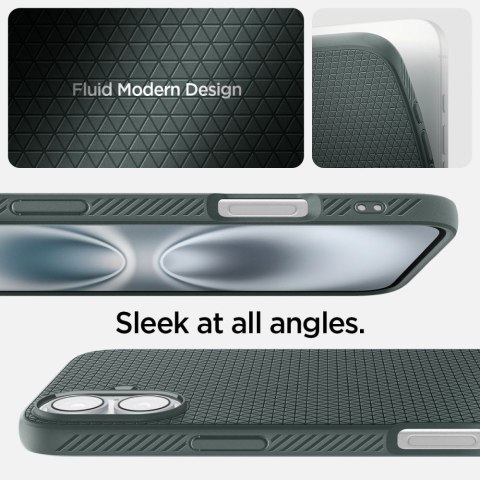 Etui case na iPhone 16 Liquid Air - zielone