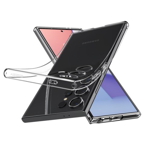 Etui ochronne na Samsung Galaxy S24 Ultra Liquid Crystal - przezroczyste