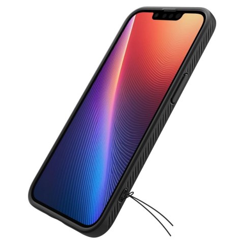 Etui ochronne na iPhone 16e Spigen Liquid Air - czarny mat