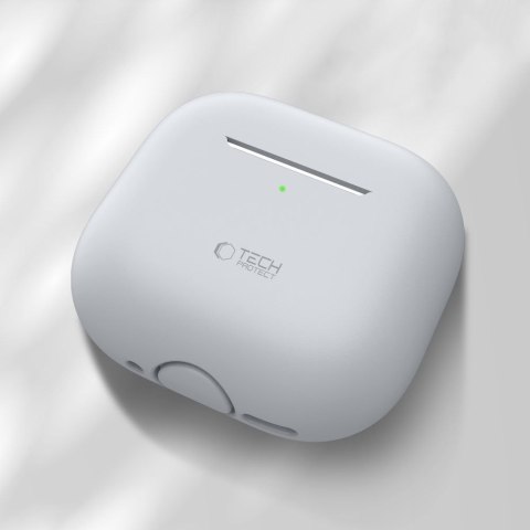 Etui ochronne silikonowe na słuchawki Apple AirPods 4 - szare