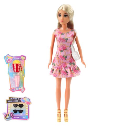 Zestaw Lalki Anlily Dziewczyna Z Chłopakiem Akcesoria Okulary Torebka